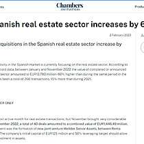 M&A in the Spanish real estate sector increases by 65%
